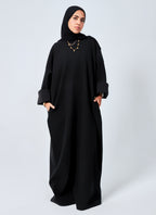 Wool dress in Black