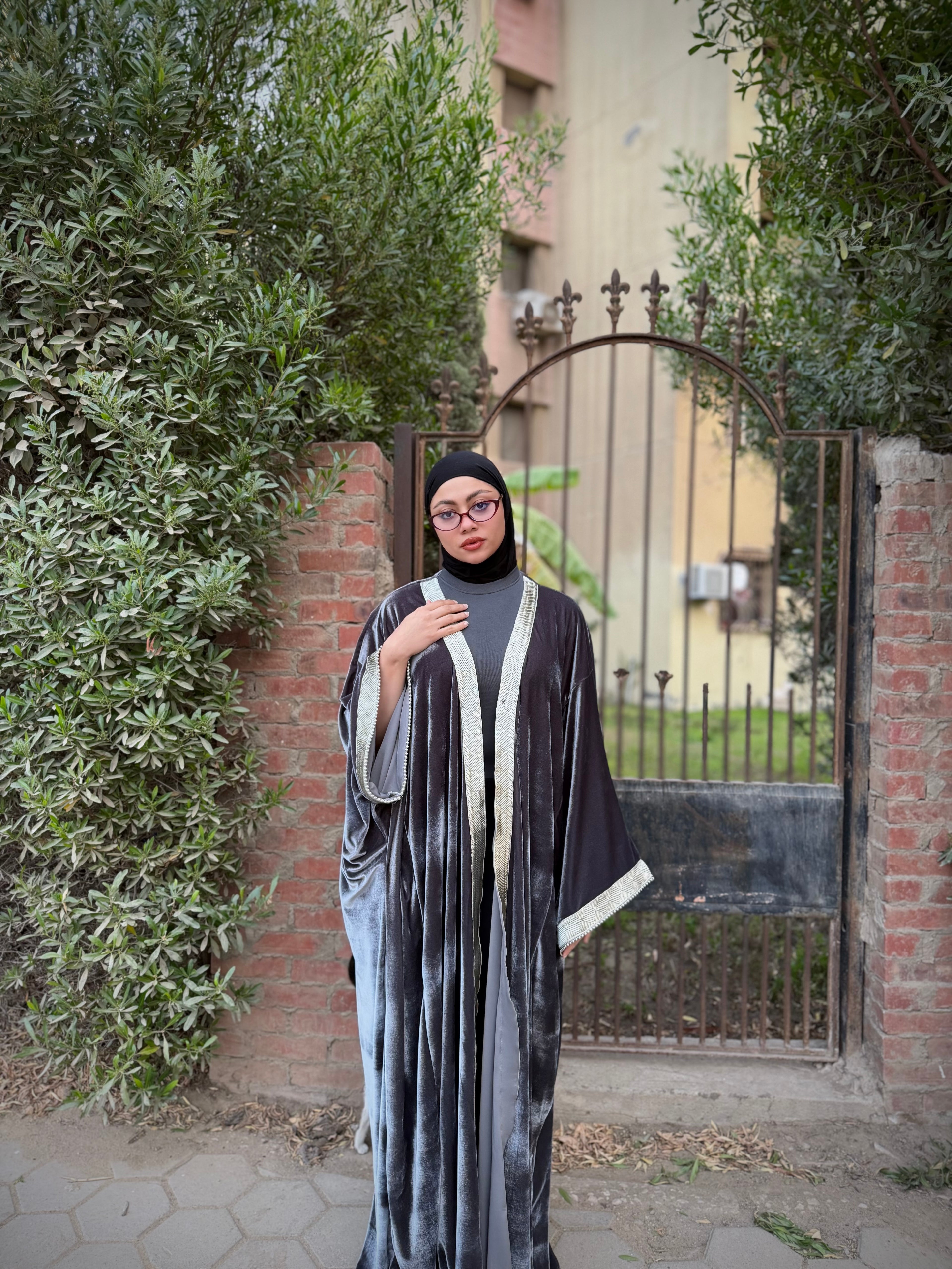 Ru’s velvet kaftan