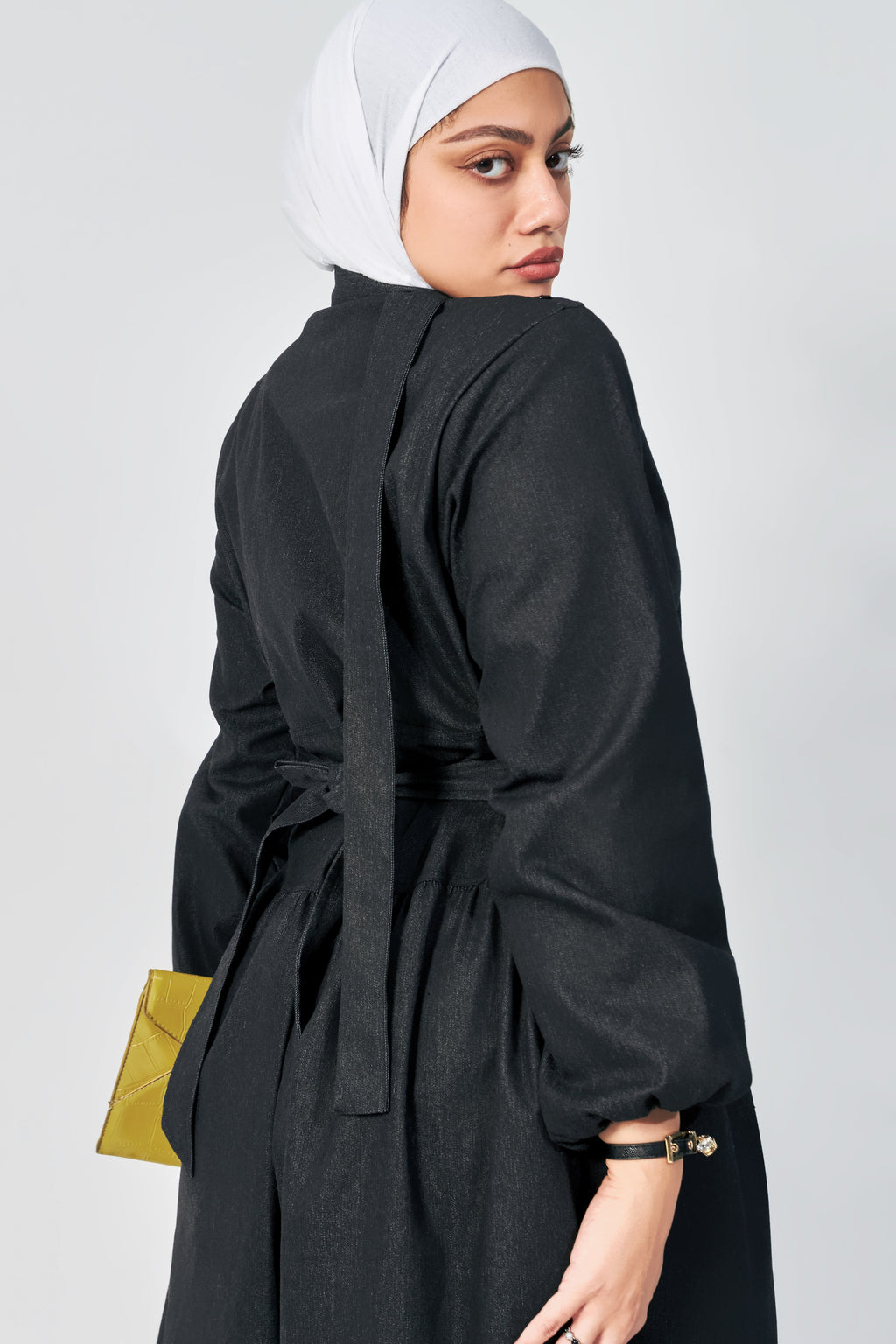 Classic maxi denim dress