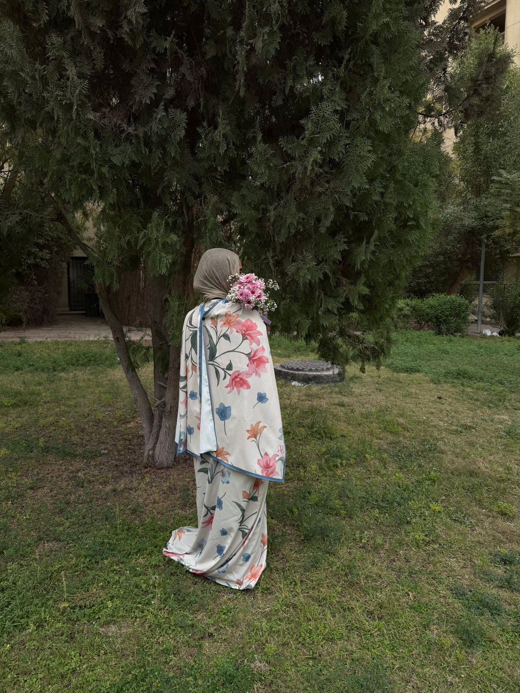 Peony abaya