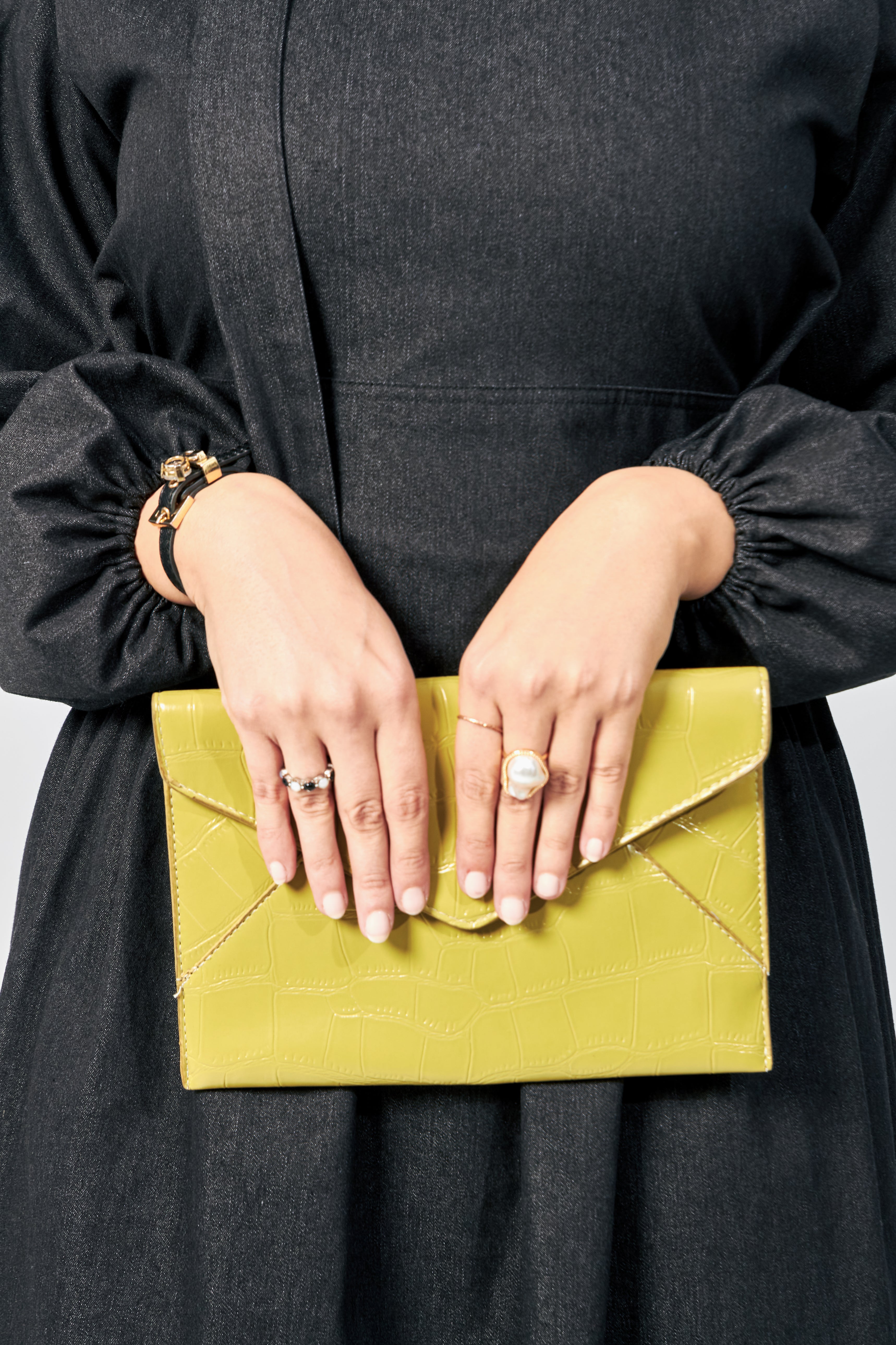 Classic maxi denim dress