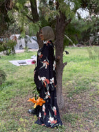 Peony abaya