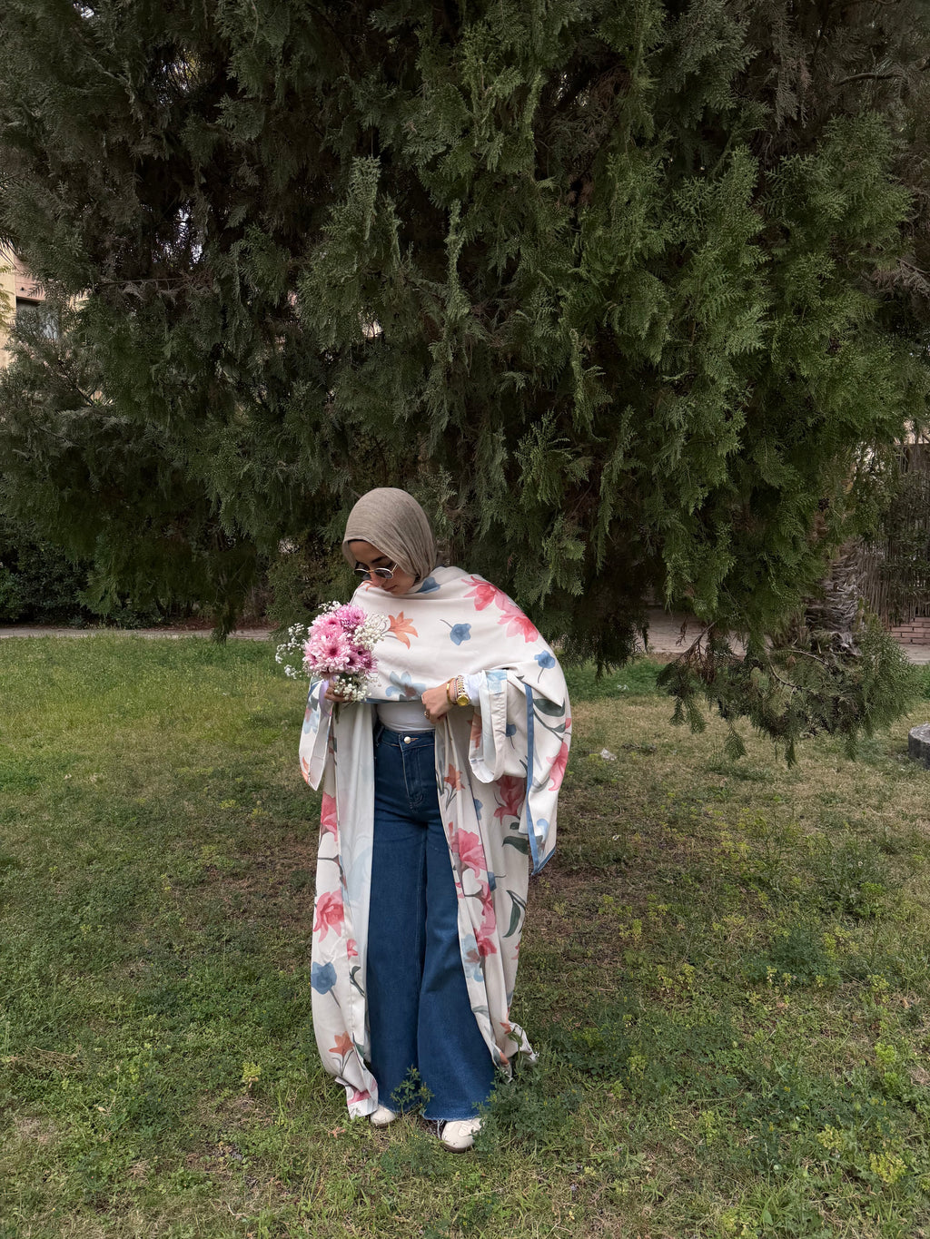 Peony abaya