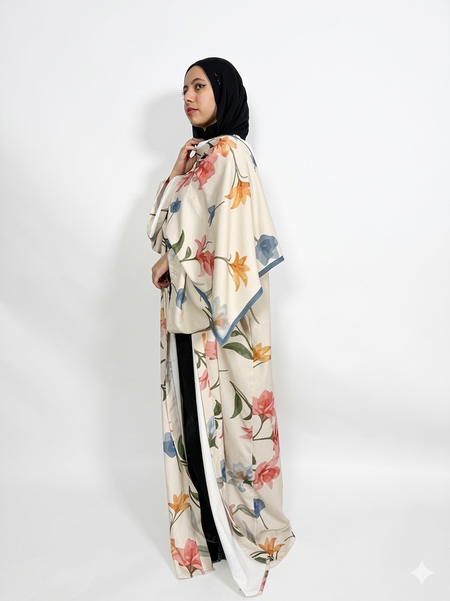 Peony abaya