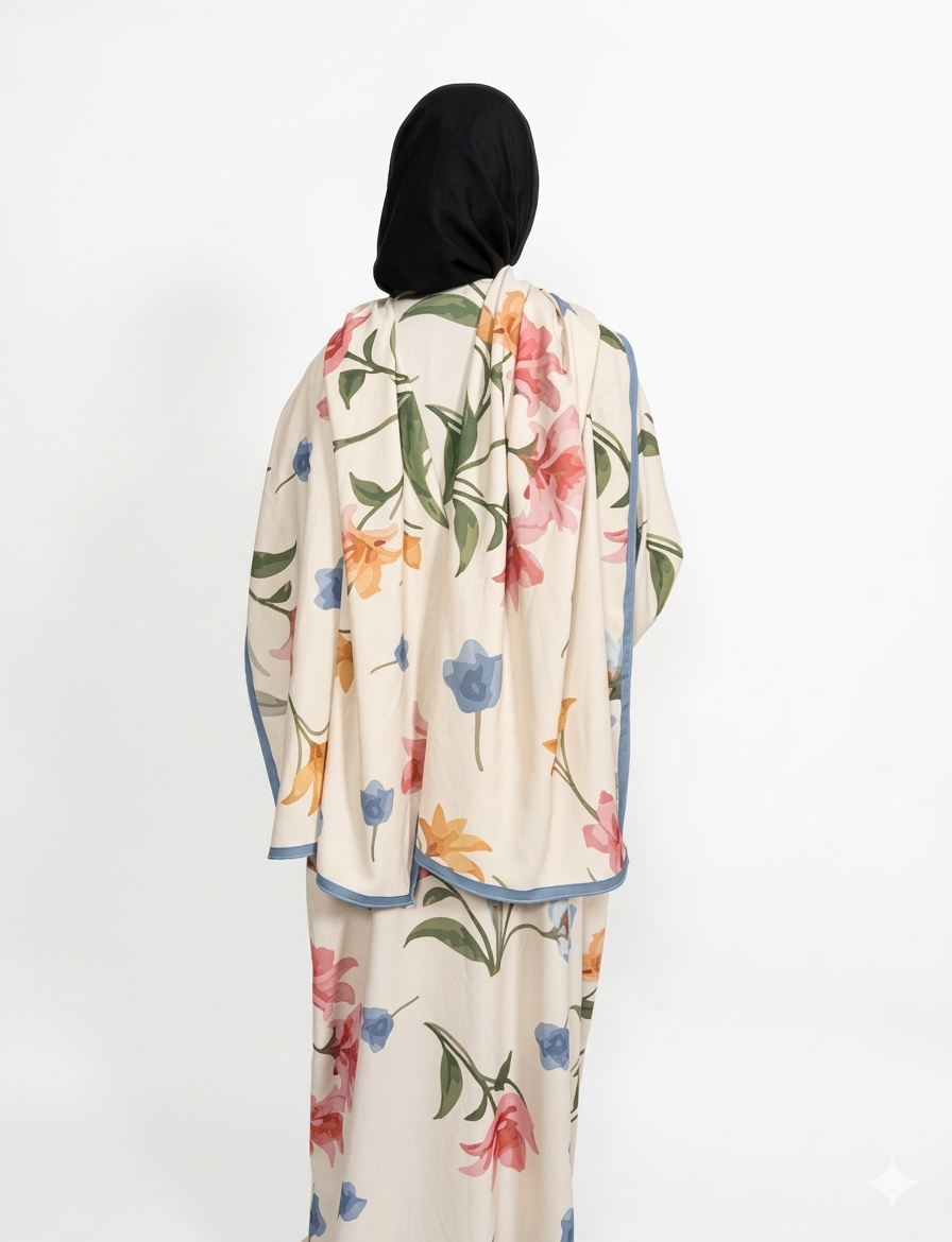 Peony abaya