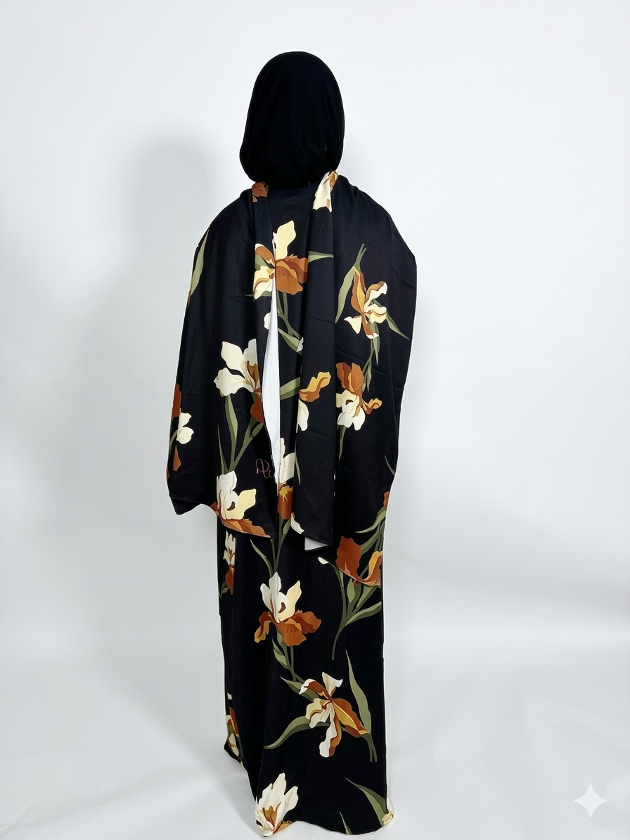 Peony abaya
