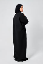 Wool dress in Black