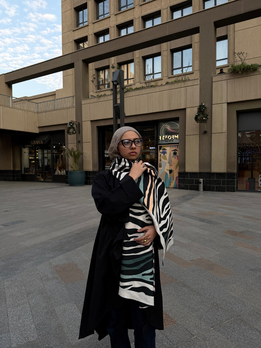 Zebra koojh scarf