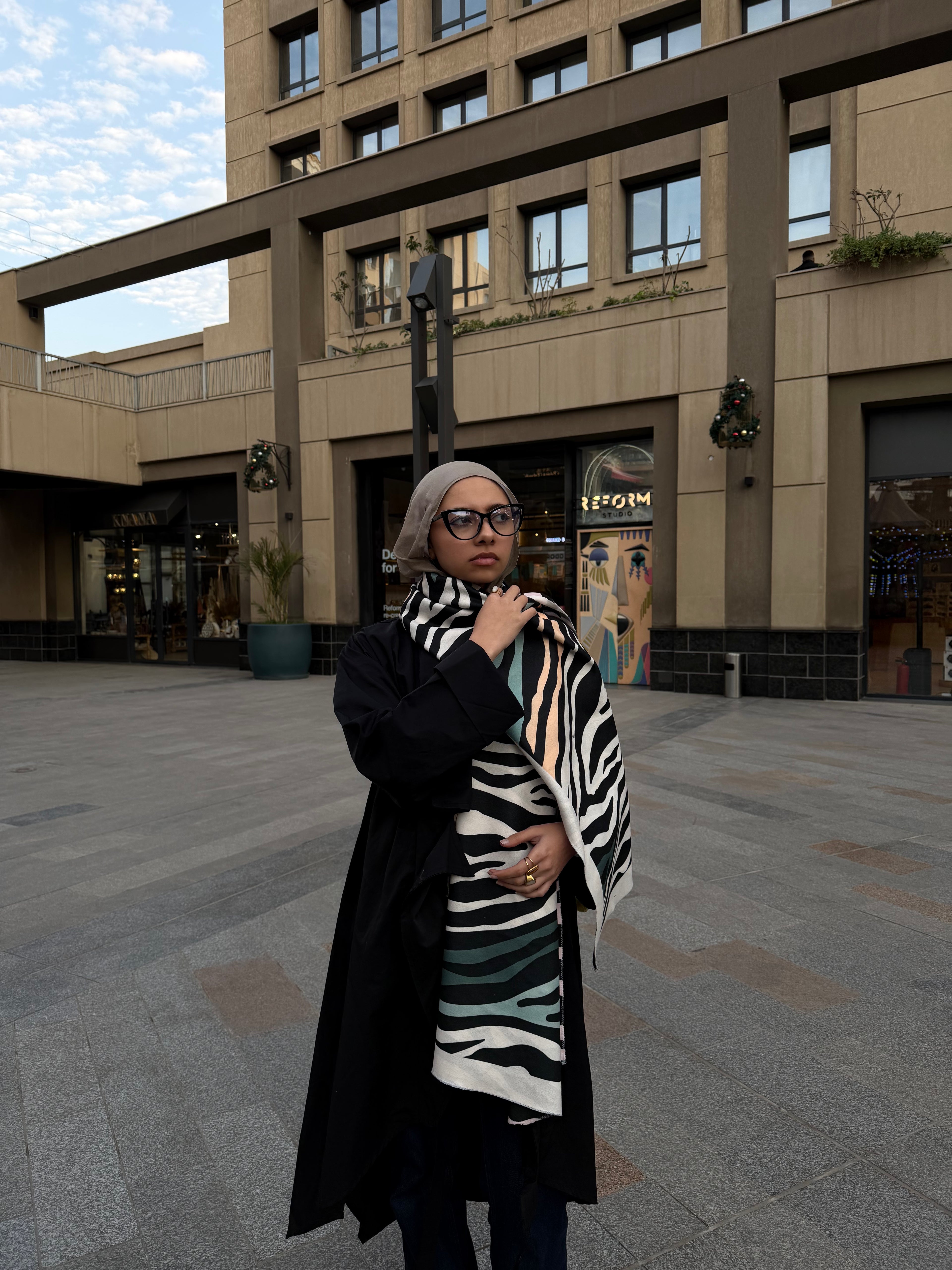 Zebra koojh scarf